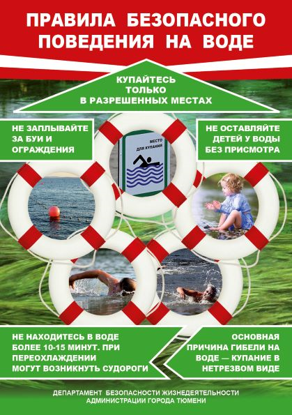 Правила безопасного поведения на воде