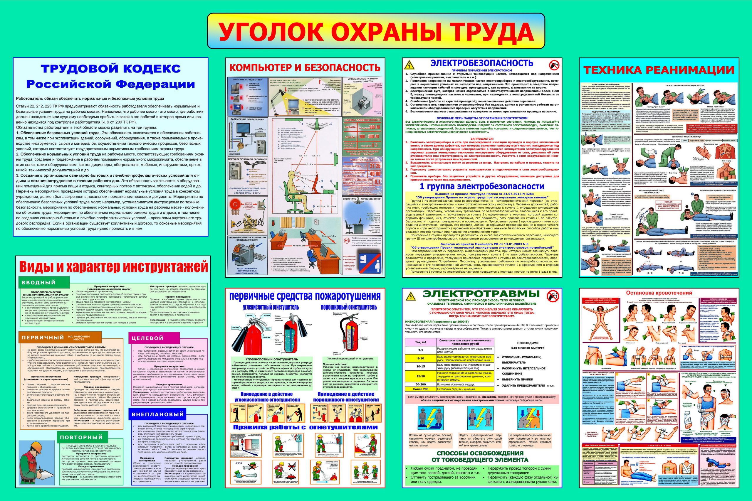 Уголок охраны труда